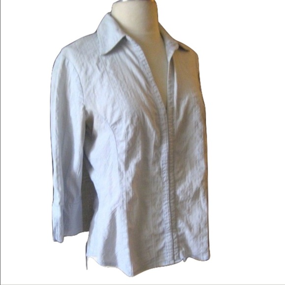 H&M Tops - Light Blue H&M Shirt, Size: 10